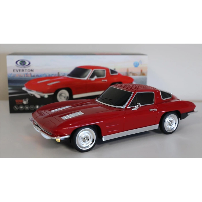 Everton Rt-1956 Kırmızı Arabalı  Bluetooth Fm-usb-tf-aux Şarjlı Nostaljik Radyo