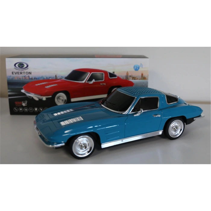 Everton Rt-1956 Zümrüt Yeşili (emerald) Arabalı  Bluetooth Fm-usb-tf-aux Şarjlı Nostaljik Radyo