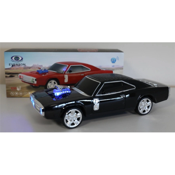 Everton Rt-1959 Siyah Arabalı  Bluetooth Fm-usb-tf-aux Şarjlı Nostaljik Radyo