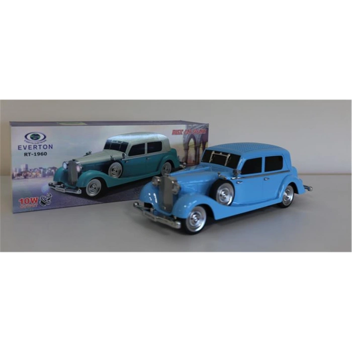 Everton Rt-1960 Emerald (zümrüt Yeşi)l Arabalı  Bluetooth Fm-usb-tf-aux Şarjlı Nostaljik Radyo