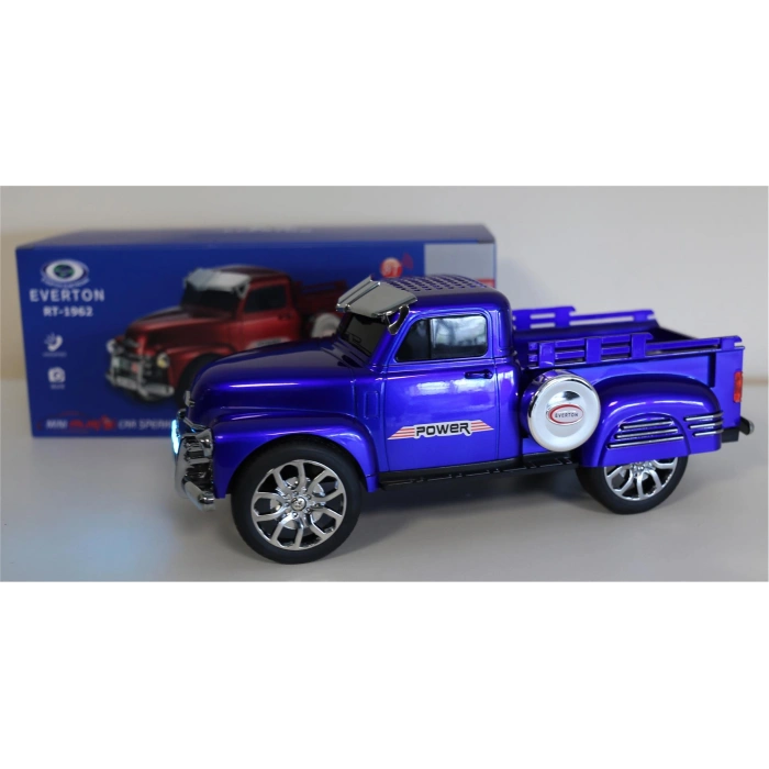 Everton Rt-1962 Mavi (blue) Arabalı  Bluetooth Fm-usb-tf-aux Şarjlı Nostaljik Radyo