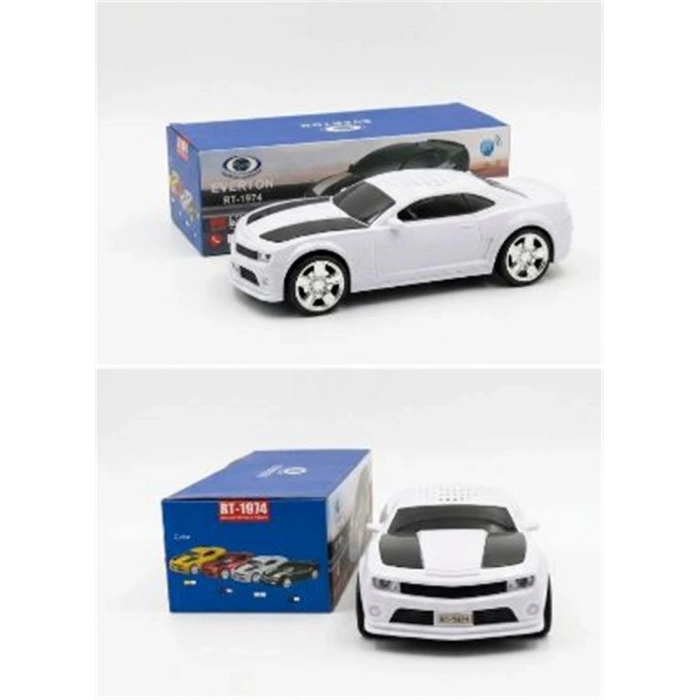 Everton Rt-1974  Beyaz Arabalı  Bluetooth Fm-usb-tf-aux Şarjlı Nostaljik Radyo