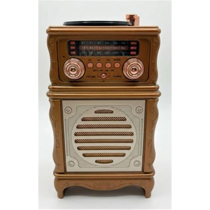 Everton Rt-381  Bluetooth Fm-usb-tf-aux Şarjlı Nostaljik Radyo