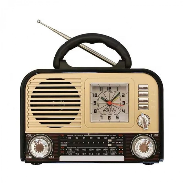 Everton Rt-670 Bluetooth Usb-micro Sd Saatli Nostaljik Radyo