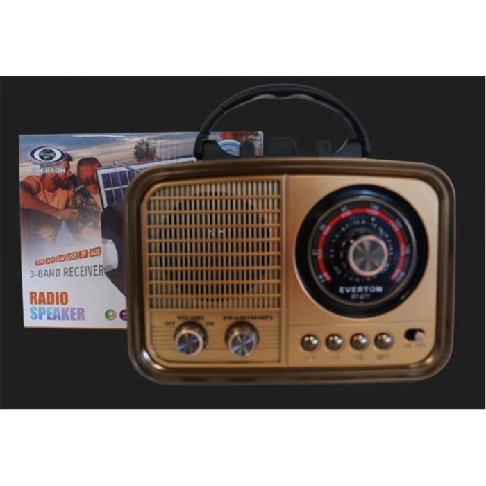 Everton Rt-677  Bluetooth-usb-sd-aux-tf Nostaljik Radyo