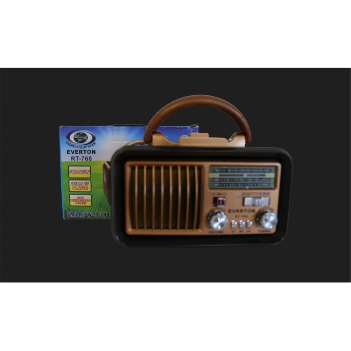 Everton Rt-760  Bluetooth-usb-sd-aux-tf Nostaljik Radyo
