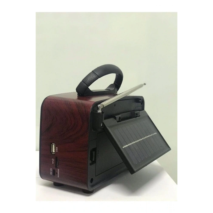 Everton Rt-830 Güneş Enerjili Panelli Bluetooth Fm-usb-tf Card-aux Nostaljik Radyo
