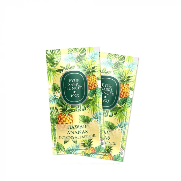 Eyüp Sabri Tuncer Hawaii Ananas Kolonyalı Mendil 150li 5x10 Küçük Boy