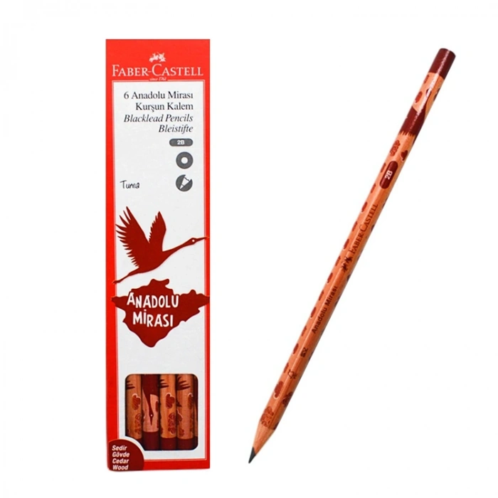 Faber-Castell Anadolu Mirası Çiçekler 2B Kurşun Kalem