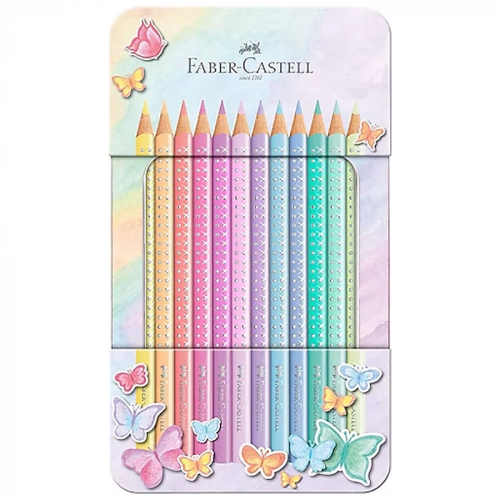 Faber-castell Boya Kalemi Parlak Renkler Pastel 12 Li 5171201910000