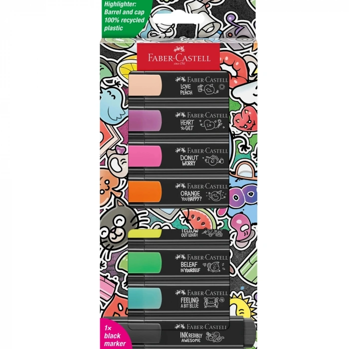 Faber-castell Fosforlu Kalem Graffiti Textliner 8 Li 46