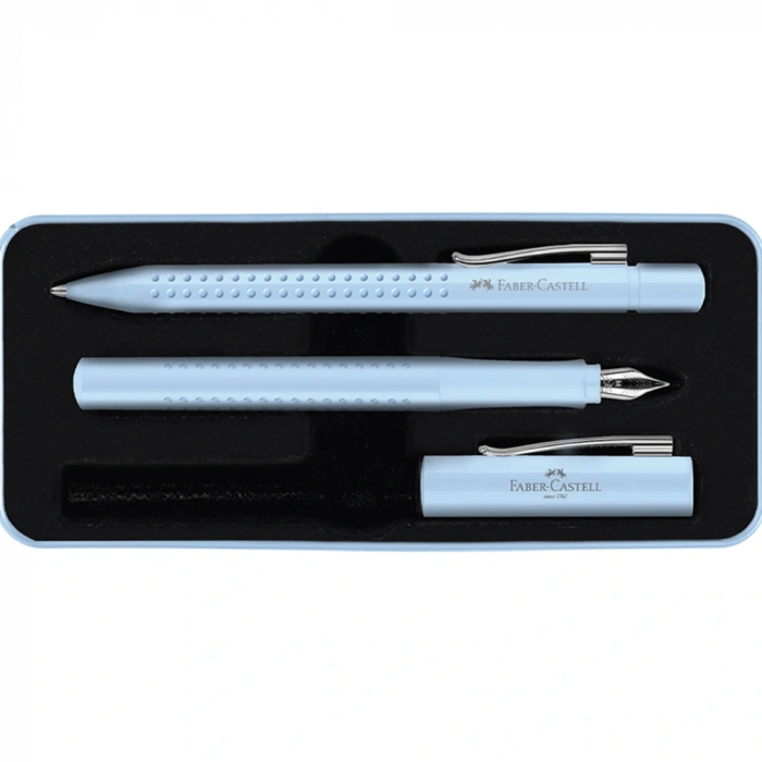 Faber-castell Grip 2011 Hediye Seti Gök Mavisi