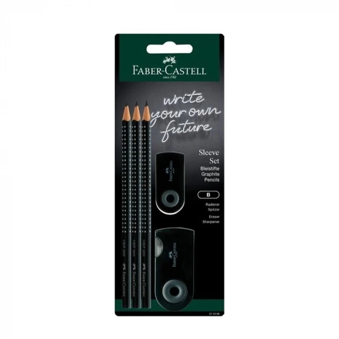 Faber-castell Kurşun Kalem Ofis Seti Siyah 2024