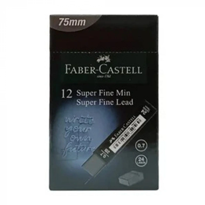 Faber-castell Min Süper Fine T.black 2b 0.7 Mm 75 Mm
