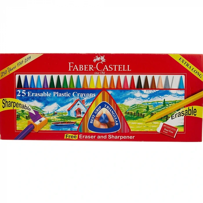 Faber-castell Mum Boya Silinebilir 25 Renk