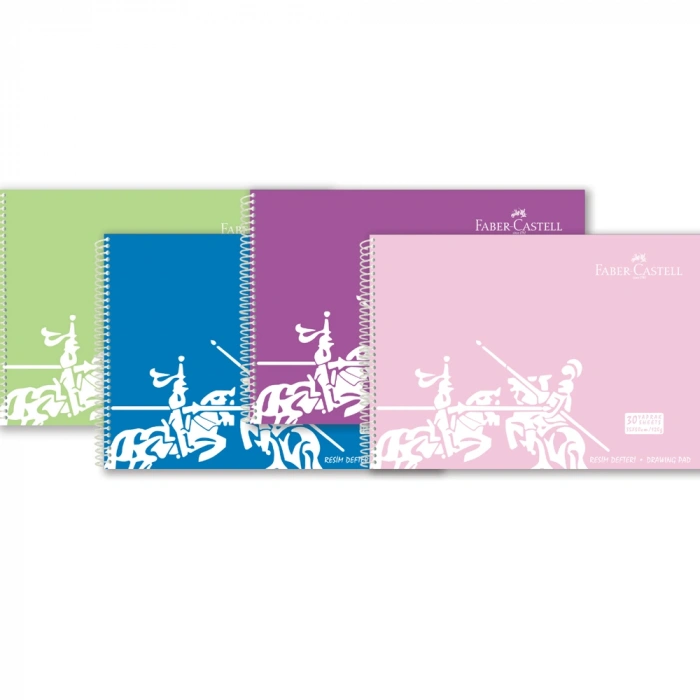 Faber-castell Resim Defteri Plastik Kapak 35x50 Cm 30 Yp