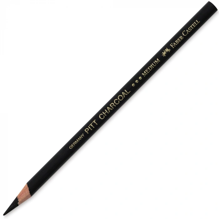 Faber Pitt M.chrome Nat. Kömür Kalem Siyah Or.sert