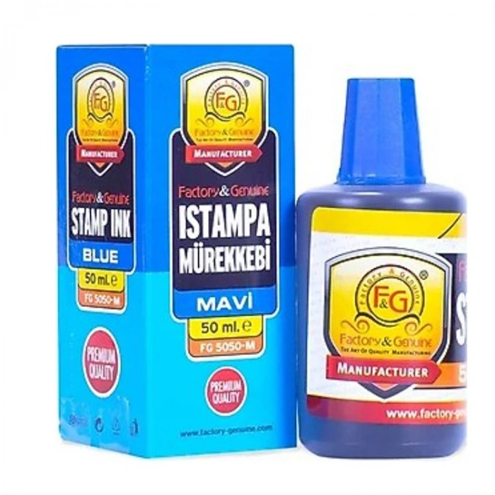 Factory Istampa Mürekkebi 50 Ml Mavi Fg 5050-m
