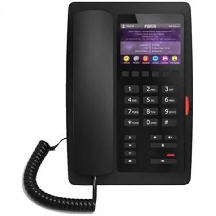 Fanvil H5 Renkli Ekran Poe Ip Masaüstü Siyah Telefon