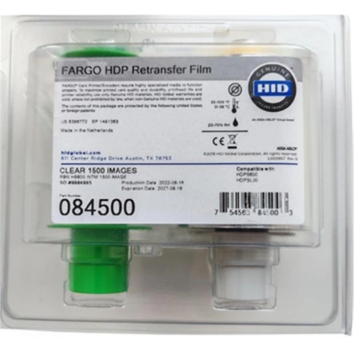 Fargo 084500 Transfer Film Ribbon Hdp5000   1500 Baskı