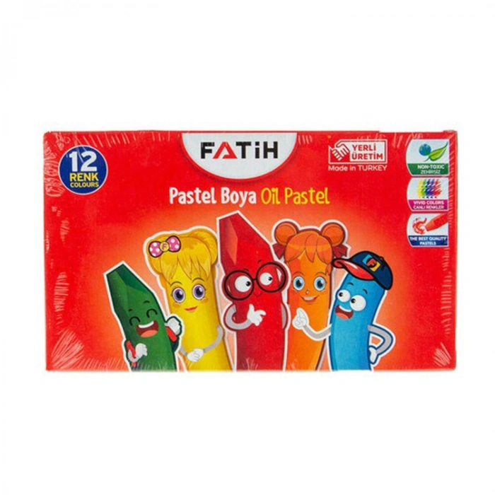 Fatih Pastel Boya Karton Kutu 12 Renk 34012