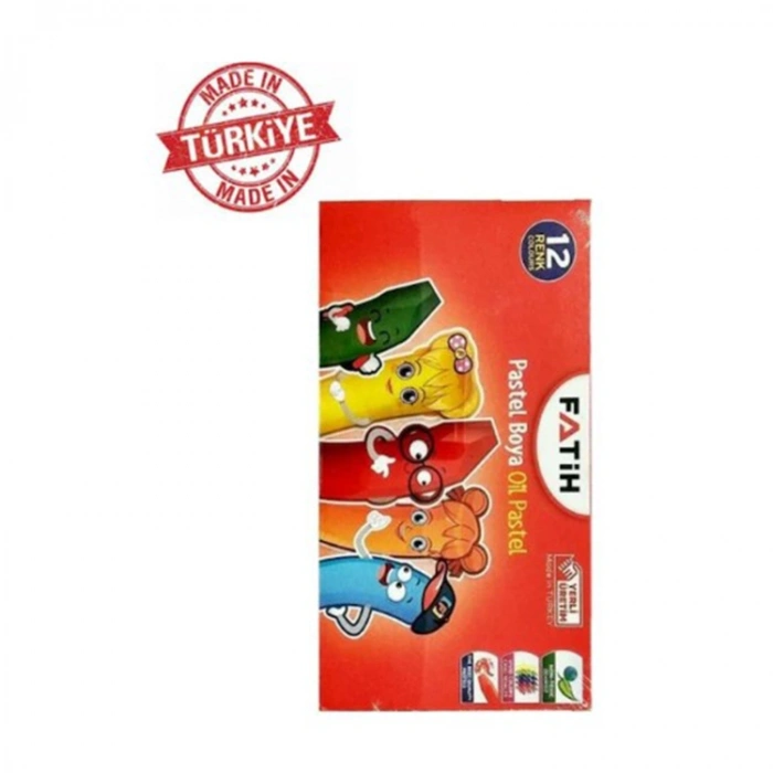 Fatih Pastel Boya Karton Kutu 12 Renk 34012