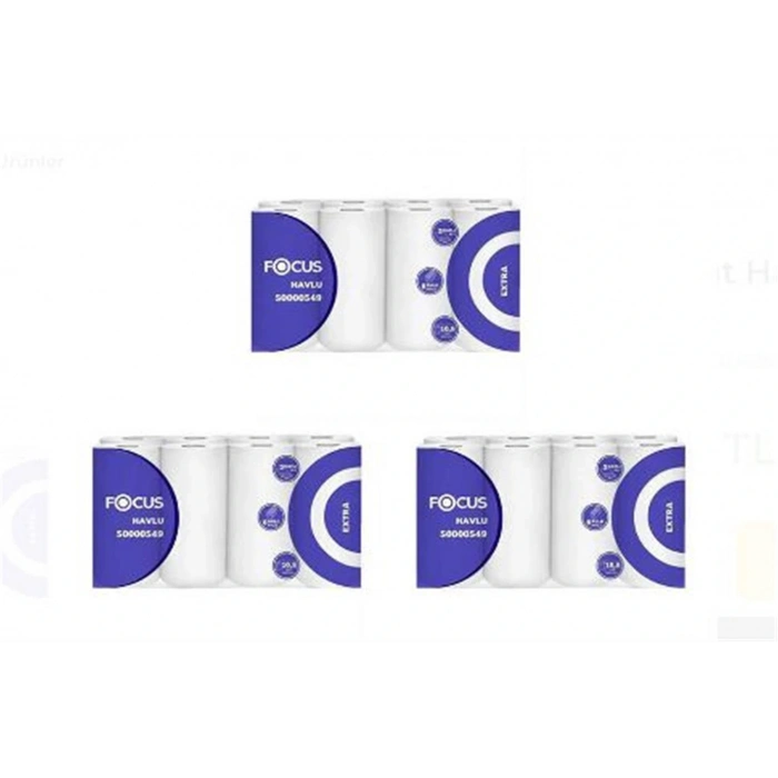 Focus Extra Kagit Havlu Cift Katli 8Li X 3 Paket (50000549)