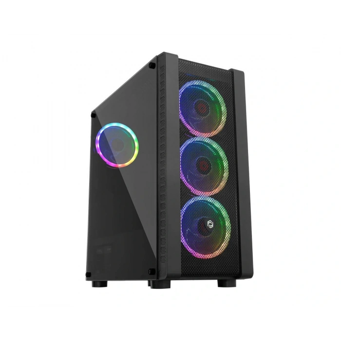 Frisby Fc-9320g Gaming Kasa (dual-ring Rgb Fan + 600w 80+ Bronze)1 X Usb 3.0, 2 X Usb 2.0