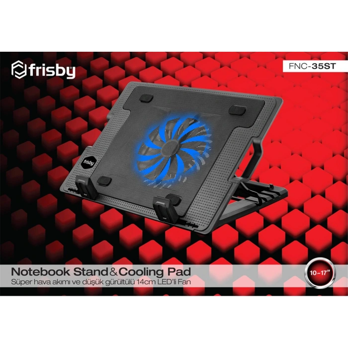 Frisby Fnc-35st Standlı Notebook Soğutucu 1 Port Usb 10- 17 Boyutunda Notebooklar İçin Uygundur