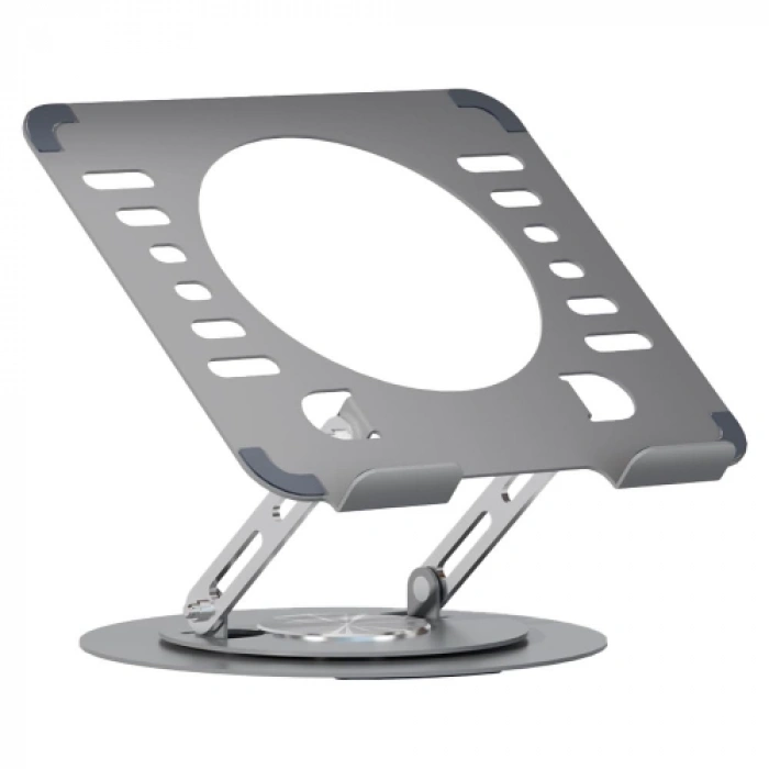 FRISBY FNC-5175ST, 10"-15.6" Taşınabilir,  Katlanır, Notebook Standı, Ayarlanabilir Yükseklik, Alüminyum (Gümüş)