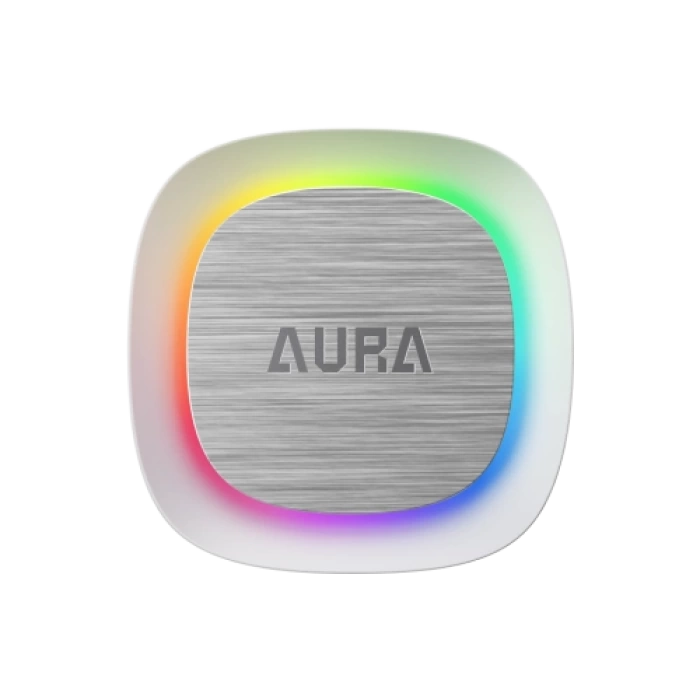 GAMDIAS AURA GL240 V2 WH, White Edition, 240mm,  RGB, 2 Fanlı,CPU Sıvı Soğutma