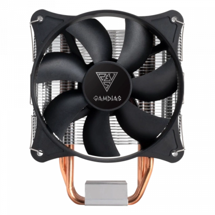 GAMDIAS BOREAS E1-410 MONO, 120mm, CPU  Kule Tipi Hava Soğutma, Doğrudan Temas Teknolojisine Sahip 4 adet Gelişmiş Bakır Isı Borusu (AMD AM4 ve INTEL Tüm işlemciler ile uyumlu)