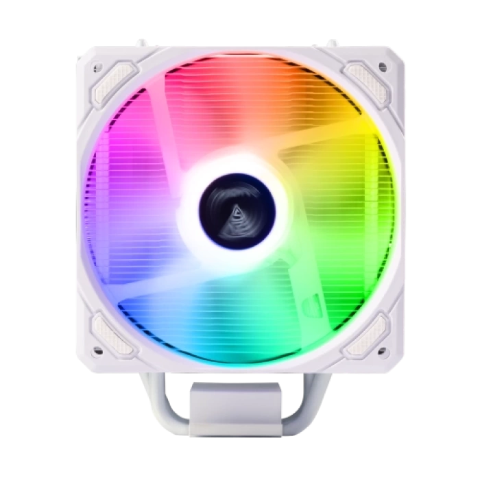 GAMDIAS BOREAS E1-410 WH, White Edition, 120mm, CPU Kule Tipi Hava Soğutma, Doğrudan Temas Teknolojisine Sahip 4 adet Gelişmiş Bakır Isı Borusu (AMD AM4-AM5 ve INTEL Tüm işlemciler ile uyumlu)