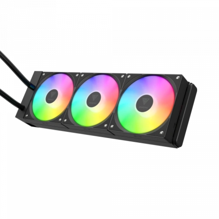 GAMDIAS CHIONE E4-360, 360mm, ARGB, 3 Fanlı, Dijital Ekran, CPU Sıvı Soğutma