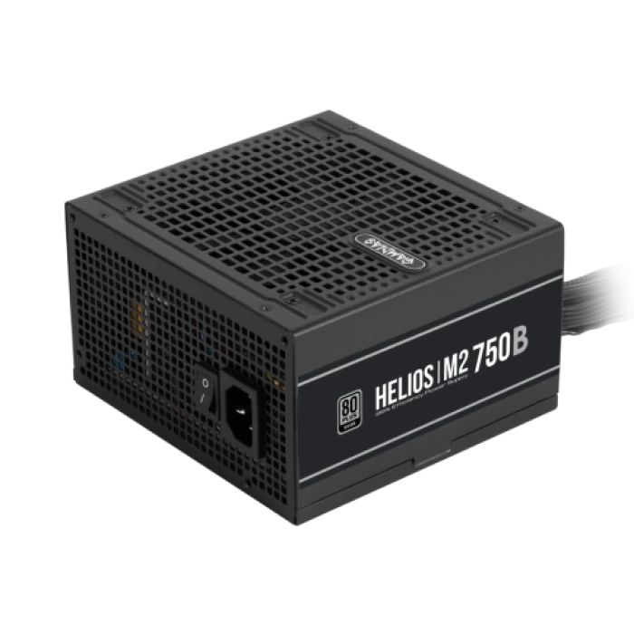 GAMDIAS HELIOS M2-750B, 750W, 80+ Silver, Aktif PFC, GAMING, ATX, Power Supply (PSU)