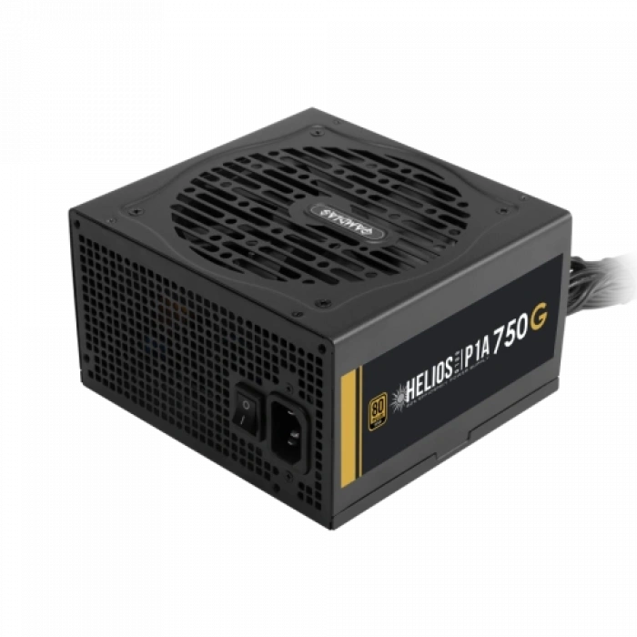 GAMDIAS HELIOS P1A-750G, 750W, 80+ Gold, Aktif PFC, GAMING, ATX, Power Supply (PSU)