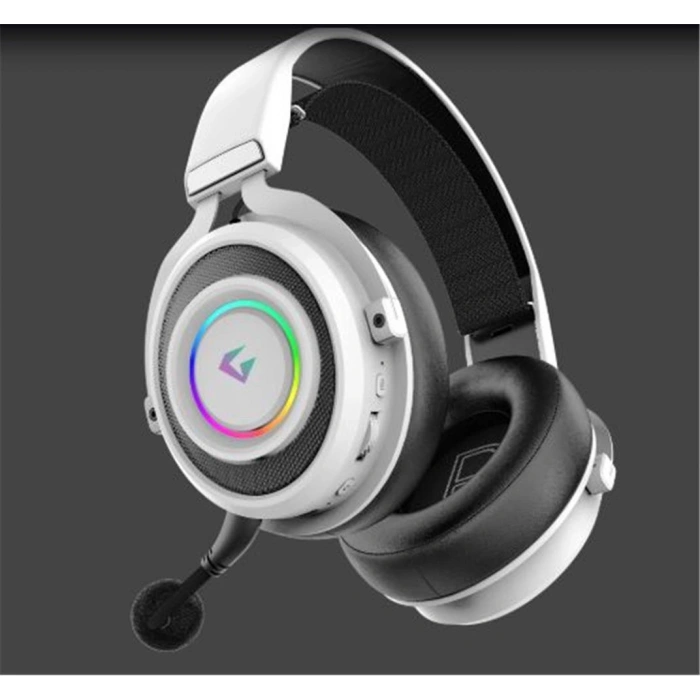 Gameagle Ge2010 Step Hunter S1 Rgb  Kablosuz Mikrofonlu Oyuncu Kulaklığı Beyaz