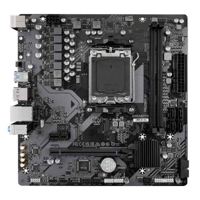 GIGABYTE A620M H, rev.1.2, 6400MHz, 2xDDR5, 1x M.2, HDMI, DP, AM5 Soket Anakart