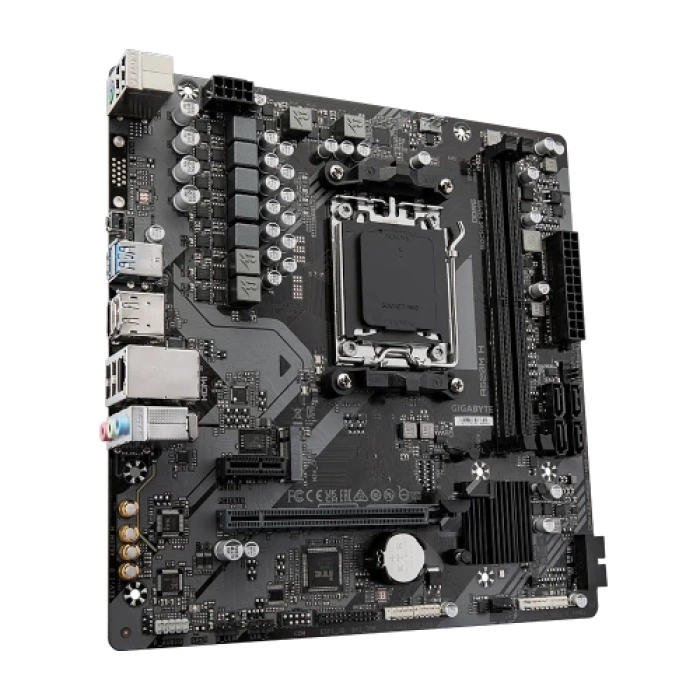 GIGABYTE A620M H, rev.1.2, 6400MHz, 2xDDR5, 1x M.2, HDMI, DP, AM5 Soket Anakart