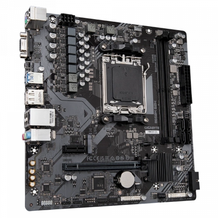 GIGABYTE B650M S2H, rev.1.0, 2xDDR5, M.2, DP, HDMI, VGA, AM5 Soket GAMING Anakart