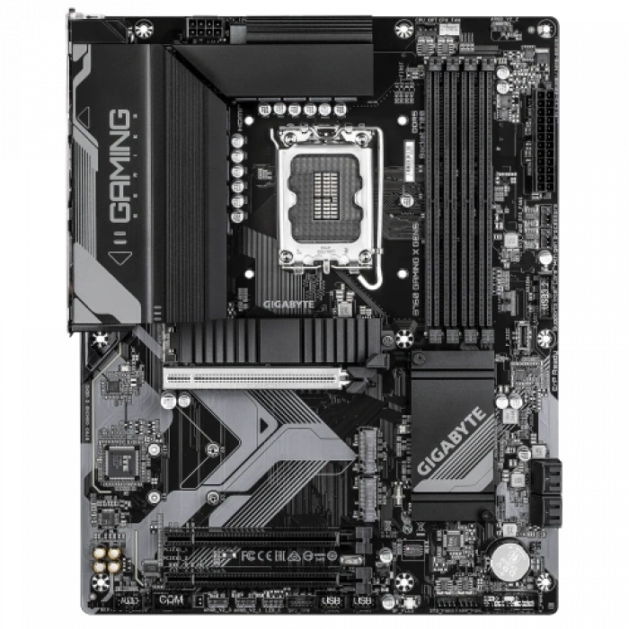 GIGABYTE B760 GAMING X GEN5, 4xDDR5, 3xM.2, DP, HDMI, Type-C, 13-14.Nesil, LGA1700 Soket, GAMING Anakart
