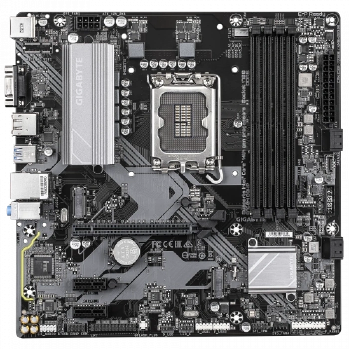 GIGABYTE B760M D3HP DDR5, 4xDDR5, 2xM.2, DP, HDMI, VGA, 12-13.14.Nesil, LGA1700 Soket, Anakart