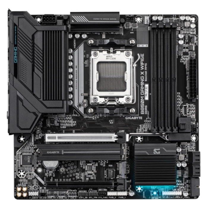 GIGABYTE B850M GAMING X WF6E, Rev.1.0, 4xDDR5, 2xM.2, 2DP, HDMI, Type-C, Wi-Fi6E, Bluetooth 5.3, AM5 Soket GAMING Anakart