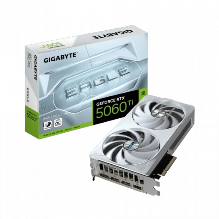 Gıgabyte Gv-n506teagleoc Ice-16gd, Rtx5060tı, Eagle Oc Ice, 16gb, Gddr7, 128bıt, 2 Fanlı, 1xhdmı, 3xdp, Gamıng Ekran Kartı