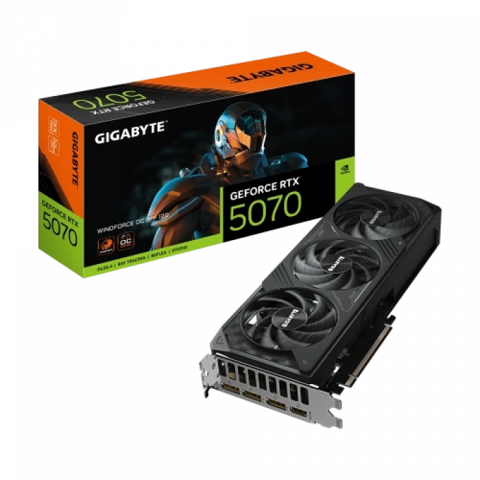 Gıgabyte Gv-n5070wf3oc-12gd, Rtx5070, Wındforce Oc, 12gb, Gddr7, 192bıt, 3 Fanlı, 1xhdmı, 3xdp, Gamıng Ekran Kartı