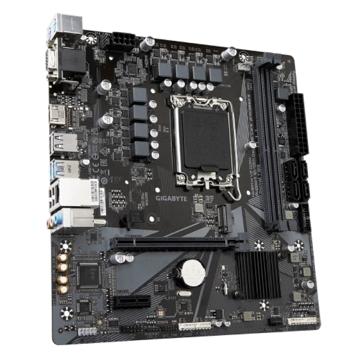 GIGABYTE H610M H V2 DDR4, rev1.0, 3200Mhz. 2xDDR4, M.2, D-SUB, HDMI, 12-13.14.Nesil, LGA1700 Soket, Anakart