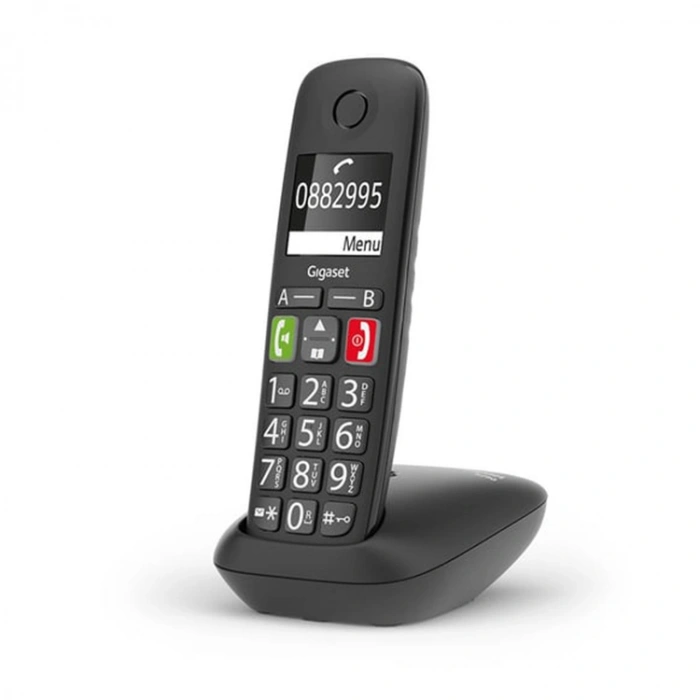 Gigaset E290 Geniş Ekran Siyah Telsiz Dect Telefon