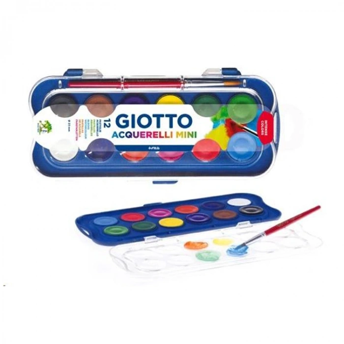 Giotto Sulu Boya Acquarell Blocks 23 Mm 12 Li 352300