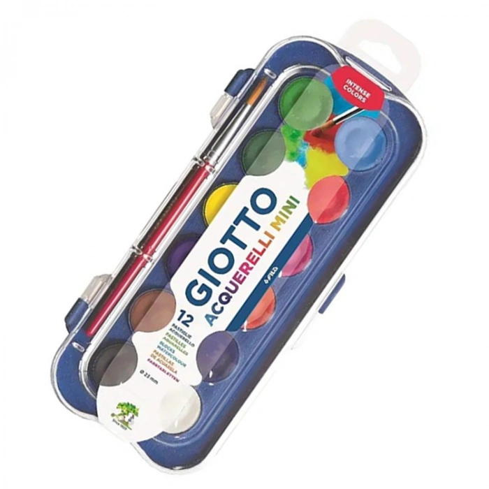 Giotto Sulu Boya Acquarell Blocks 23 Mm 12 Li 352300