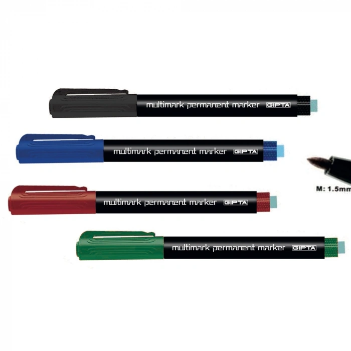 Gıpta Asetat Kalemi Permanent Marker M Seri Siyah F1535